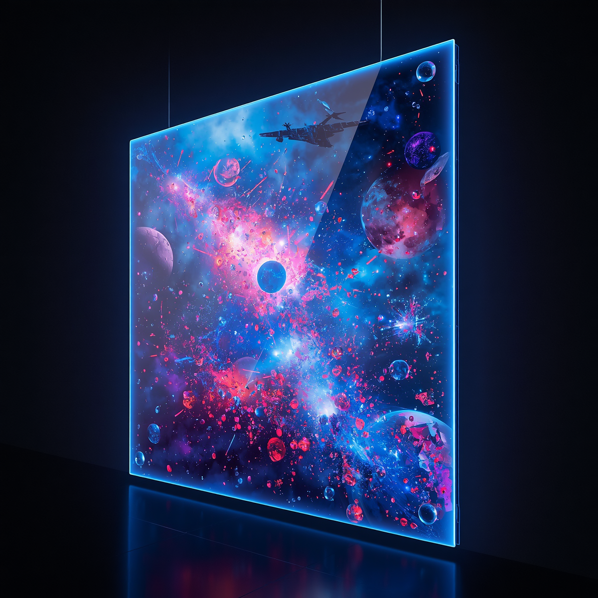 Glass LED Display Chennai ultra transparent LED glass screen 7000 nits